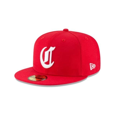 Cincinnati Reds Gorra | New Era MLB 1869 Cooperstown Wool 59fifty Fitted Cap Mexico - Rojos
